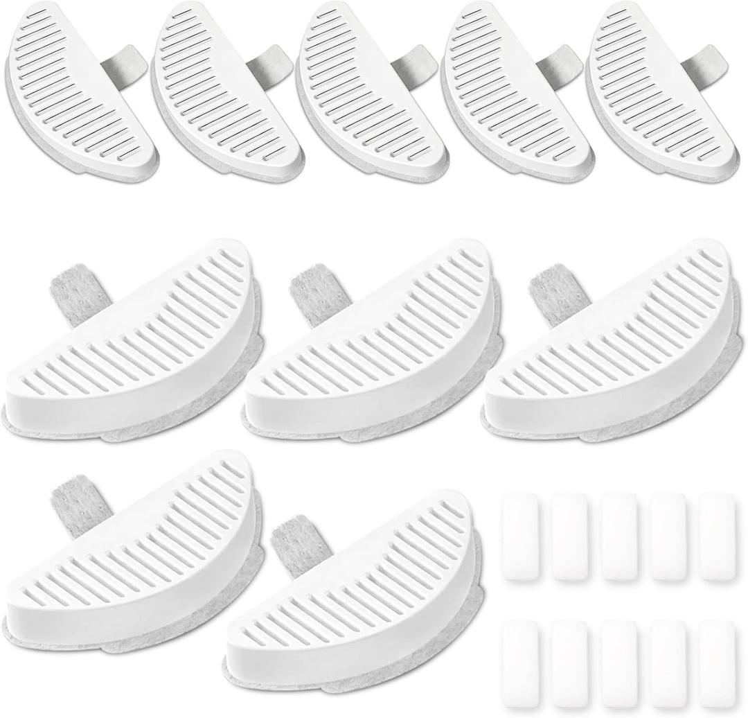 10 Pack Of Replacement Filters Compatible With Uahpet Water fountain 67 Oz/2L Cat Water Fountain Including 10 Pack Of Filter Sponges