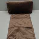 Head Recliner Pillow Adjustable Shredded Memory Foam Headrest Pillows for Recliner Chairs,Non-Slip Velvet Cushion for Pain Relief Neck Support Pillow for Travel Home Sofa Armchair with Zipper Cover (Chocolate)