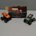 Monster Jam, 2-Pack Official Grave Digger and El Toro Loco Clip & Flip Monster Trucks
