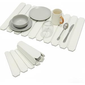 Diatomaceous Earth Stone Drying Mat 24”×16" - Ultra Fast Absorbent Kitchen & Bath Mat, Foldable Non-Slip Design for Dishes, Pets & Plants