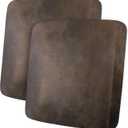 Leather Look Couch Cushion Covers Sofa Seat Slipcovers Sets Couches Furniture Protector for Sectional Armchair Loveseat Pets Kids Stretch Spandex Fabric (2 Cushion Loveseat, Brown)