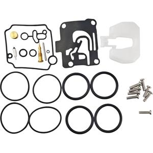 SPJIUQI 62Y-W0093-10 Carburetor Repair Kit for Yamaha 4-Stroke 40HP 50HP Outboard Engine Models 40HP F40 1999 50HP F50 T50 1995-2004 62Y-W0093-00 62Y-W0093-11 Rebuild Kit