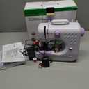 Sewing Machine for Beginners with 12 Built-in Stitches, Mini Sewing Machine with Foot Pedal, High-Low Speeds, Portable and Sewing Enthusiasts (505)