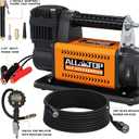 ALL-TOP Air Compressor with Digital Pressure Gauge Tire Inflator Kit, 12V Portable Inflator 7.06ft/Min, Offroad Air Pump for Truck Tires, Heavy Duty Max 150 PSI for 4x4 Vehicle & RV