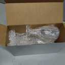 Yaomiao 3 Pcs Christmas Pillar Candle Holders Glasses Candlestick Holder Transparent Plastic Candlestick for DIY Themed Party Decor Table Fireplace Centerpiece