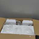 Indoi 3-Light Bathroom Light Fixtures, Brushed Nickel Modern Vanity Lights Over Mirror with Clear Glass Globe Shade, Bathroom Wall Sconces for Mirror Kitchen Living Room Hallway Cabinet Bedroom Porch