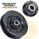 756-04325 Idler Pulley Replaces Cub Cadet 756-04325 Idler Pulley MTD 756-04325 Idler Pulley 756-04325 V Idler Pulley 756 04325 75604325 for Cub Cadet LT1042 LT1046 LTX1042, LT2000 Tractors