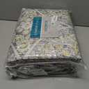 Comfort Spaces Boho Quilt Set Queen Reversible Vermicelli Quilting Queen Size Bed, All Season, Lightweight, Coverlet Winter Layer Bedding, Shams, Gloria, Full/Queen Grey/Yellow 3 Piece