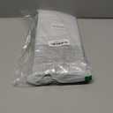 100 Pack Resealable Mylar Bag, Smell Proof Bags Resealable Packaging Supplies for Food Storage Small Business (White, 5.5" X 7.8")