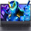 Coolby 15.6inch Laptop, 12GB RAM/256GB SSD, 1920x1080 IPS Display, Intel N95(Beats N5095) Quad Core Laptop Computer, Support Fingerprint, WiFi 5, BT