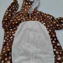 Kids Deer Onesie Girls Reindeer Costume Funny Animal Pajama Halloween Christmas Party 130