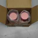 Cositina 4 Pack Airless Pump Jars,1.7Oz/50ml Empty Acrylic Airless Makeup Cosmetic Jar with Press Pump,Refillable Travel Lotion Jar With Lid for Thick Moisturizer,Creams,Gel Lotion,Rose-Golden