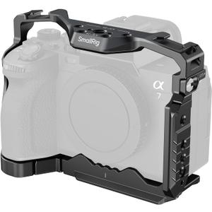 SmallRig A7 V / A7 IV / A7R IV / A7R V / A7S III / A1 Camera Cage with Built-in Slot for AirTag, for Sony Alpha 7 V / 7R V / 7 IV / 7S III / 1 / 7R IV