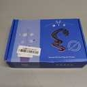 Blonde Highlight Bob Wig with Bangs for Women Dark Brown and Blonde Wigs Natural Looking Heat Resistant Synthetic Wig for Daily Party Use