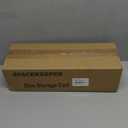 SPACEKEEPER Slim Rolling Storage Cart 4 Tier Bathroom Organizer Mobile Shelving Unit Utility Cart Tower Rack for Kitchen Laundry Narrow Places, White