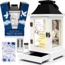 Memorial Lantern with Photo Frame & Keepsake Drawer | Ready-to-Gift Box