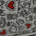 Display Board Compatible with Lego Art 31216 Keith Haring Dancing Figures  Premium Acrylic Wall Frame for 5 Minifigures | Horizontal Hanging Frame Only, No Figures or Bricks Included (38"x15")