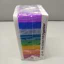 Month Pill Box Organizer - 4 Times-a-Day Morning-Noon-Evening-Night - Large 32 Daily Pill Cases with Compartments for Vitamins, Supplements, Medication -Travel Monthly Pill Organizer, Rainbow