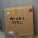 Troartos 3D Textured Elephant Wall Art Decor, Minimalist Neutral Brown Animal Artwork for Walls, Tree Ring Wall Decor for Living Room, Dining Room, Bedroom, Home Office 24x24 Inch