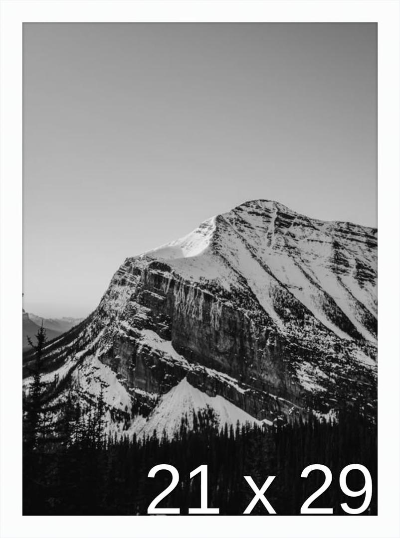 Frame It Easy 21 1/2 x 29 White Frame (Wilton) 21.5x29 inches
