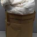 Beige Queen Comforter Set - 3 Pieces Seersucker Lightweight Bedding Comforter Sets (1 Soft Fluffy Comforter & 2 Pillowcases) - All Seasons Cozy Farmhouse Bed Sets for Women Men