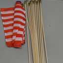 12 Pack US American Stick Flags Small 12x18 Inch USA Hand Held Flags with 24 Inch Wooden Pole for Yard,July 4th,Veteran Party,Memorial Day, Independence Day Decoration