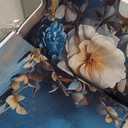 YongFoto Vintage Blue Wall Floral Archway Backdrop 10x8ft Flowers Butterfly Photography Background Birthday Bridal Baby Shower Wedding Party Banner Decor Portraits Photoshoot Wallpaper Photo Booth (10ftx8ft)