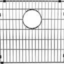EBG1914 Stainless Steel Sink Grid Protectors Fit for Elkay Kitchen Sink, 19 x 14 Inch Bottom Protector Grid with Rear Drain for Single Bowl Kitchen Sink Bottom