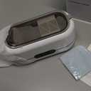 Ultrasonic Jewelry Cleaner, 48KHz Ultrasonic Cleaner Machine for Jewelry, Eyeglasses, Rings, Watch Strap, Dentures- Dual Cleaning Modes, 304 Stainless Steel Tank (White)