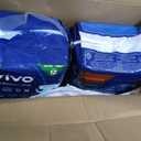VIVO Organic Cotton Overnight Sensitive Skin Adult Incontinence Diaper Briefs with Tabs, Medium 22 Count