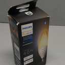 Philips Hue 40W B39 Candle-Shaped LED Bulb - White Ambiance- 1 Pack - 450LM - E12 - Indoor - Control with Hue App - Compatible with Alexa and Google Assistant