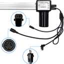 Motor Model JLDQ-12 Part JLDQ.12.157.333K Kit Actuator Replacement for Power Recliner Lift Chairs, 22in x 2.8in x 5.7in