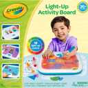 Crayola Light Up Activity Board, Sensory Toy for Toddlers & Kids, Light Box, Light Up Coloring Board, Toddler Easter Basket Essentials, Toys & Gifts