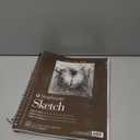 Strathmore 400 Series Wire Bound Sketch Pad, 60 lb. Paper, 11 X 14 inches, White, 100 Sheets (455-4)