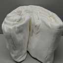 Cotton Muslin Fabric by The Yard, 53 Inch Wide Lightweight Cotton Wrinkled Gauze Fabrics for Sewing,Blanket,Pajamas,Bed Sheet and Crafts DIY (Off White, 2 Yard)