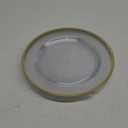 12 Inch Disposable Charger Plates, 15 Pack Plastic Clear Plates with Gold Rim, Perfect Table Decor for Party, Wedding, Dinner (Clear&Gold)