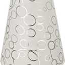 Aspen Creative 32891A, Transitional Hardback Empire Shaped Spider Construction Lamp Shade in White, 12" wide (7" x 12" x 12 1/2"), 7" x 12" x 12.5"