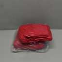 Realspring Inflatable Sofa Bean Bag Lounge Chair Lazy Sofa Folding Portable Chair for Living Room Bedroom Balcony Reading Room (Red, 2 Pcs)