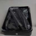 Simple Houseware 3-Tier Heavy Duty Metal Utility Rolling Cart, Black