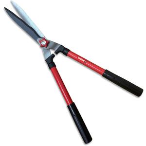TABOR TOOLS B620A Hedge Shears with Wavy Blade for Trimming Borders, Boxwood, and Bushes, Manual Hedge Clippers with Comfort Grip Handles.