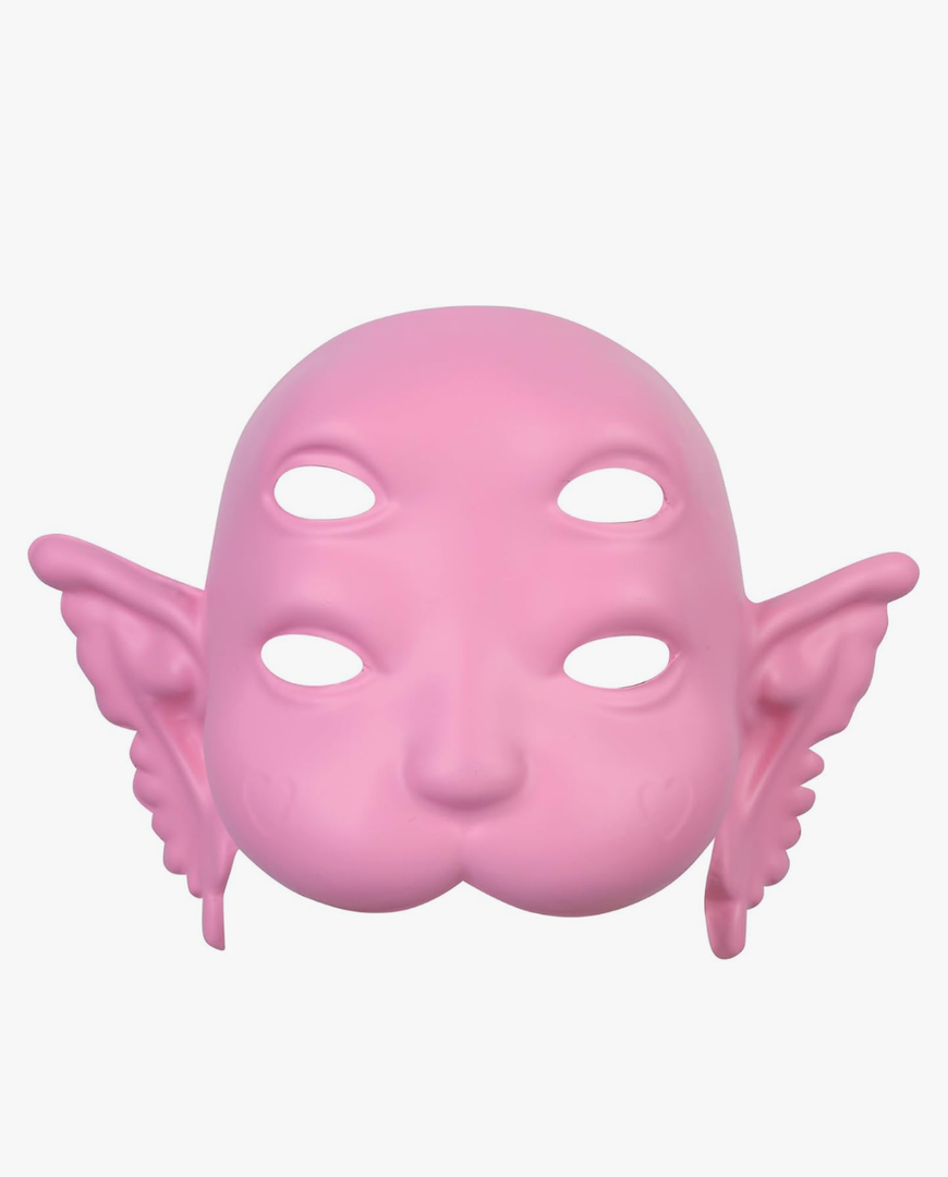 Pack Of 2 Pink Cosplay Therian Masquerade Half Face Mask DIY Fantastic Cry Baby Mask Costume For Halloween Pack Of 2 Pink Cosplay Therian Masquerade Half Face Mask DIY Fantastic Cry Baby Mask Costume For Halloween