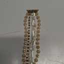 VISOOM Beaded Bracelet Compatible for Apple Watch Band 40mm/38mm/41mm Series 7 SE Series 6/5/4 Women Fashion Cute Handmade Stretchy Watch Strap for iWatch Bands Series 3/2/1 Replacement (Rose Gold)