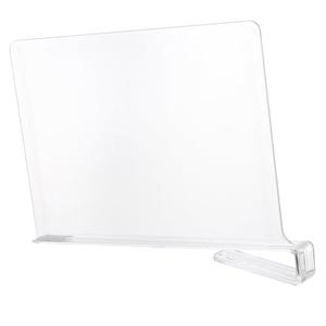 CONGARTENO Clear Acrylic Closet Organizer Shelf Divider for Wardrobe Transparent Clothes Separator Thick Acrylic Partition for Kitchen Office Sweaters Towels Shoes Storage Space-Saving Shelf (6 Pieces)