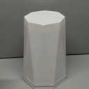 Trash Can Plastic Waste Basket 2.6 Gallon Garbage Can for Bathroom Office Bedroom Kitchen, 2 Pack White