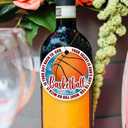 3 x Basketball Christmas Ornament 2025 Ceramic Round 2.9 Inch Keepsake with Faith Quote Inspirational Sports Gift for Basketball Players, Coaches, Athletes & Fans