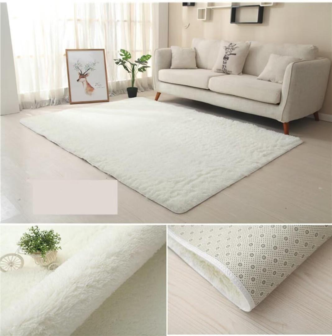 White Bath Mat Bathroom mat for Bathroom Floor for Home Bathroom Decor,1 Piece,16 * 24 Inch A