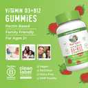 MaryRuth Organics Vegan Vitamin D3 + Vitamin B12 Gummies | 2 Month Supply | Supports Bone Health | Immune Support Supplement | Energy Supplements | Methyl B12 Vegan Non-GMO Gluten Free | 60 Servings
