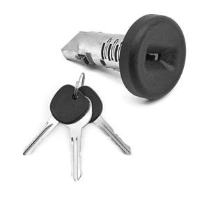 924-796 Ignition Switch Lock Cylinderwith On Board Programming, Compatible with Chevy GMC Cadillac Buick H2, Ignition Lock Cylinder Keys Replace 15794826 15919460 19120038, No Chip