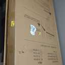 55.11" Extra Tall Pet Gate With Small Cat Door - 29.5-40.6 Wide, No Drilling Pressure Mount Kit for Cats and Dogs, Indoor Doorways, Living Room, Bedroom - Black