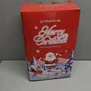 8 FT Christmas Inflatables Outdoor Decorations, Santa Claus with Candy and Gift Bag, LED Lighted Blow Up IP68 Weatherproof Standing Santa Xmas Indoor Outdoor Decor for Yard Garden Lawn Mall Party